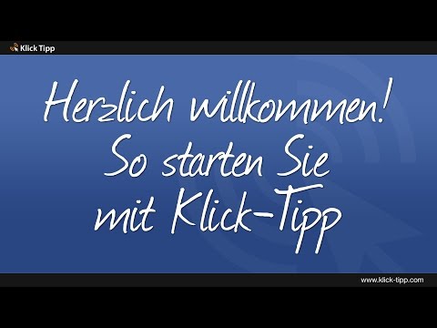 So starten Sie mit Klick-Tipp